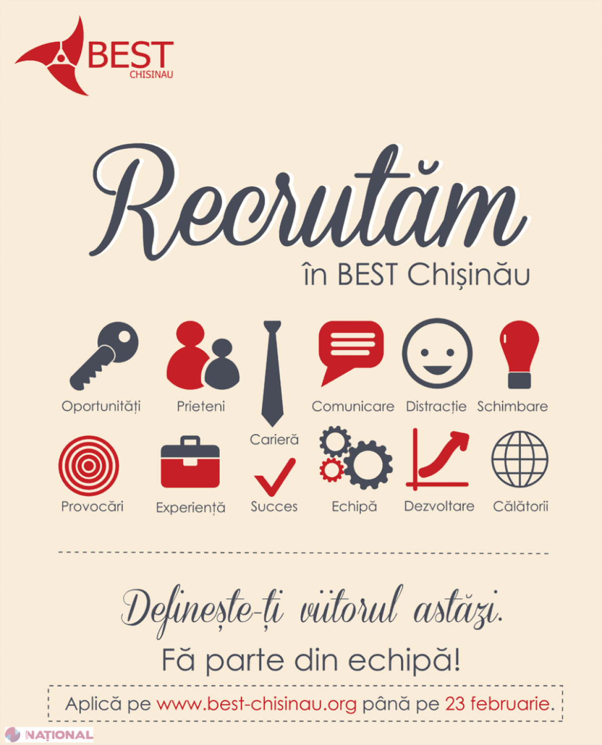 BEST Chișinău își mărește echipa. Fă și tu parte din ea!