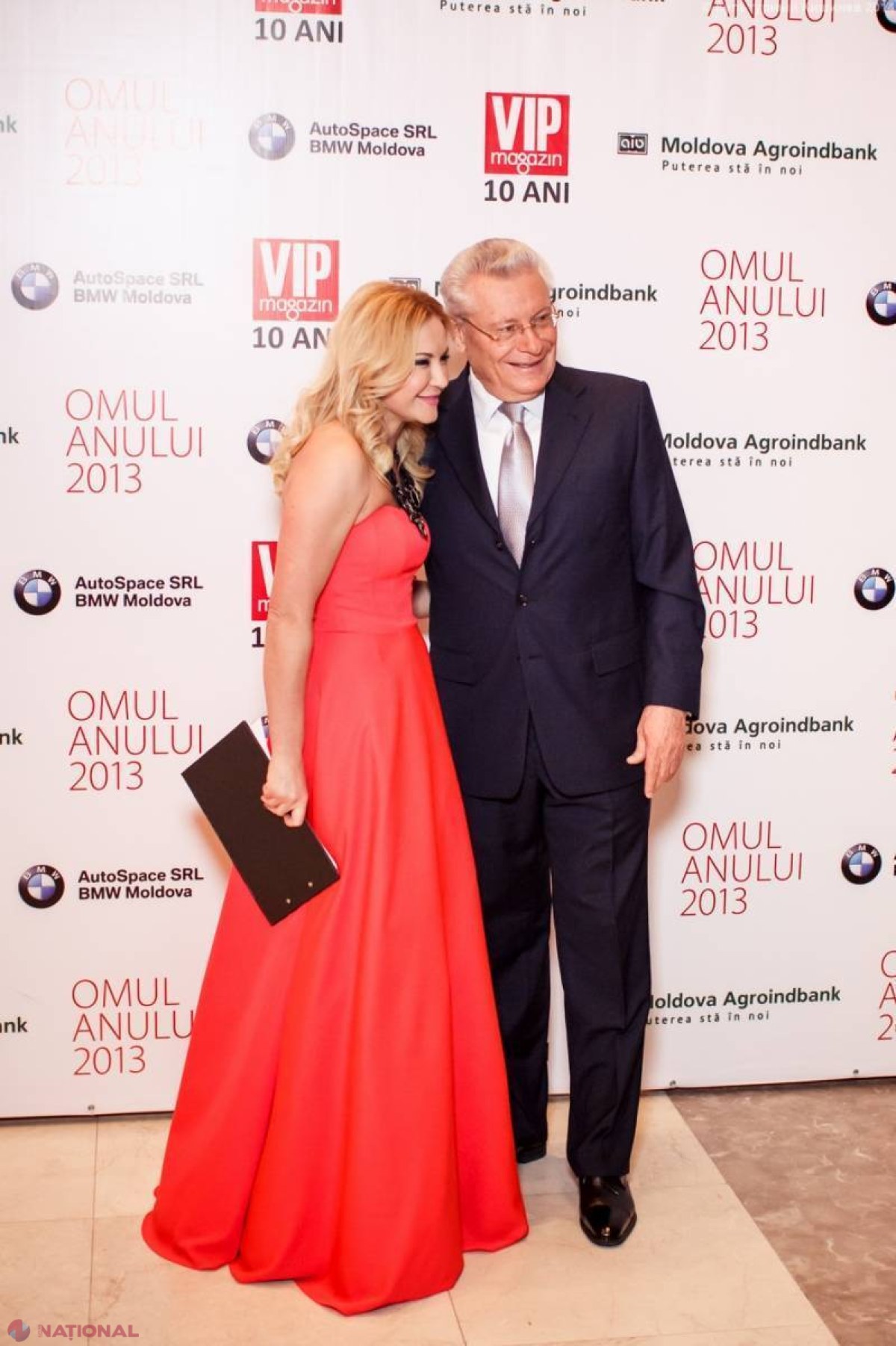 FOTO // VIP Magazin a desemnat cei 100 de oameni ai anului 2013. Vlad Filat și Angela Gonța, pentru prima dată în public în calitate de soț și soție