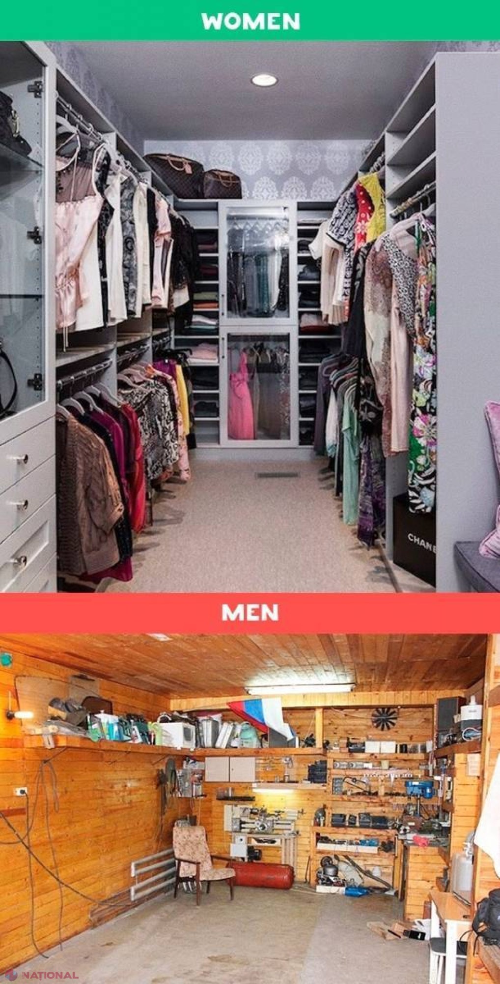 GALERIE FOTO // Sa ne AMUZĂM! Diferențe între baărbați și femei