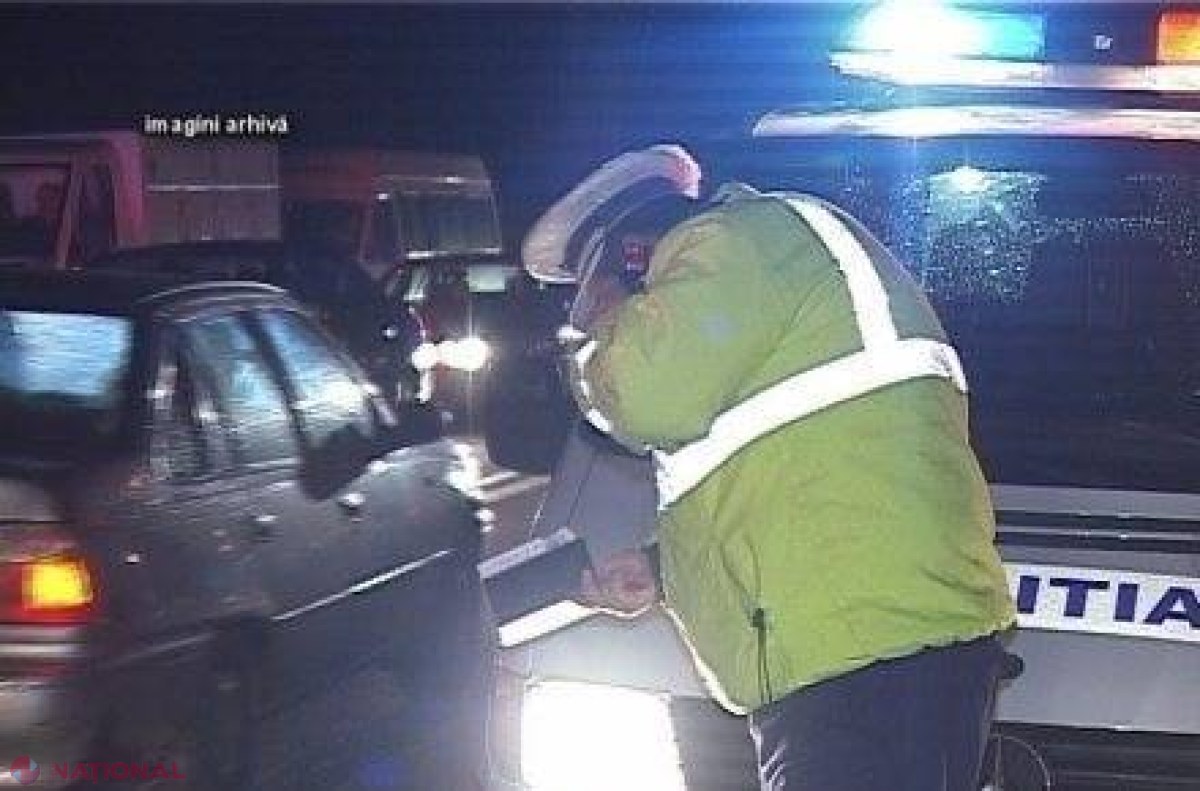 Prins drogat la volan, un șofer a încercat să fugă de poliție