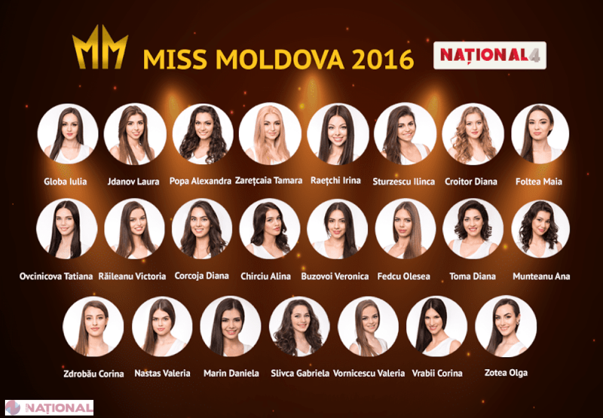 NAȚIONAL4 aduce pe micile ecrane MISS MOLDOVA 2016