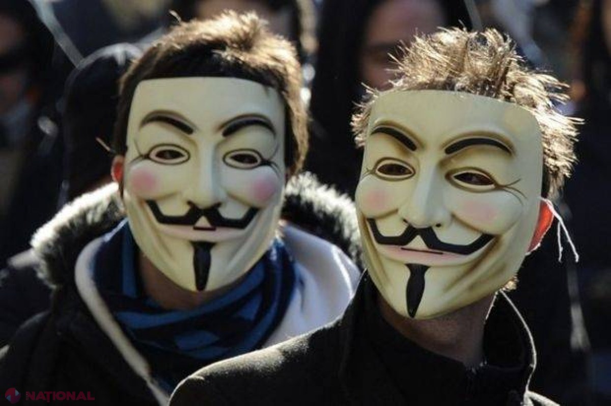 FOTO Hacker Anonymous, în CAPITALĂ?