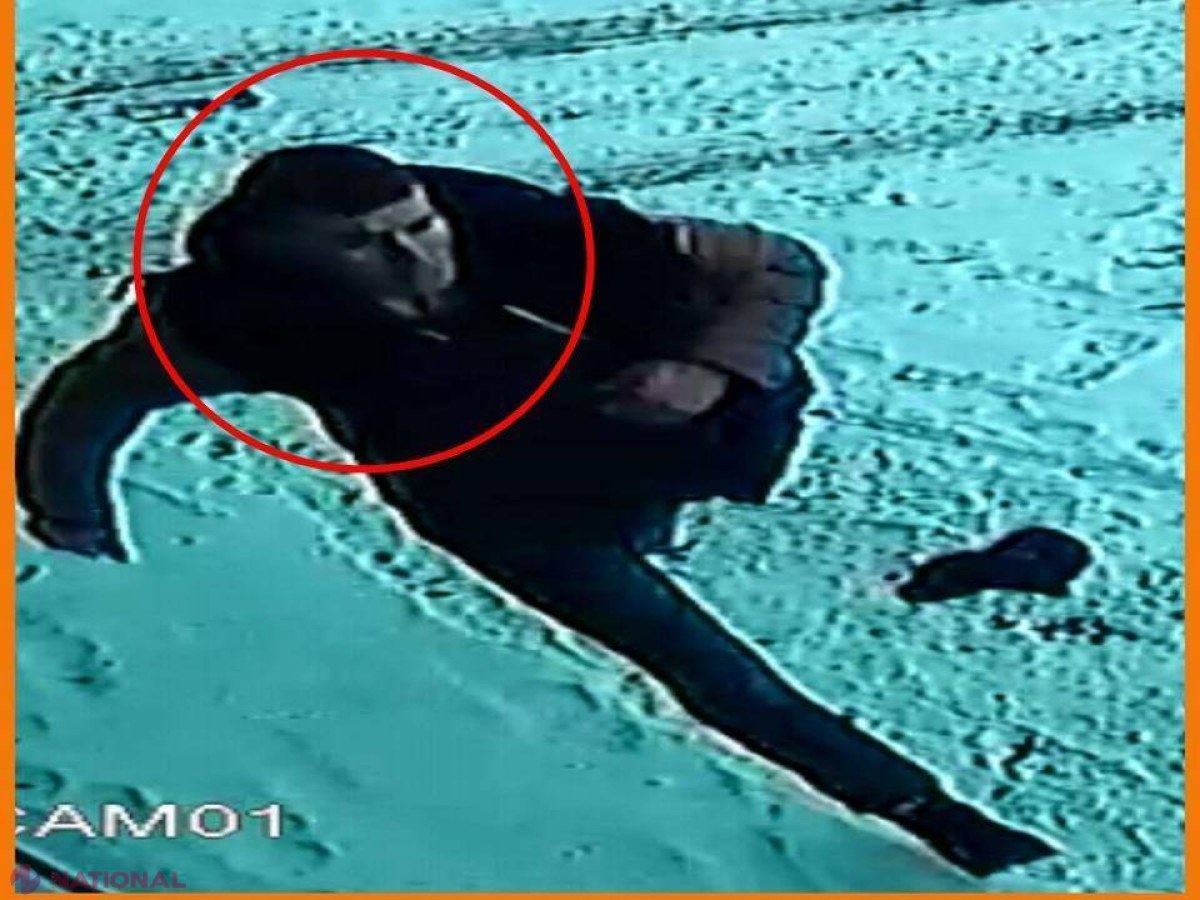 FOTO // Puteți desluși cine este în această imagine? Este căutat de Poliție, după ce atacat o femeie în stradă 
