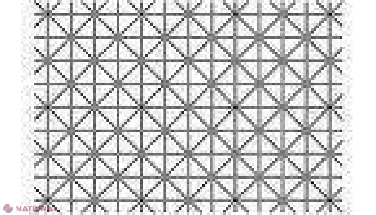 O nouă iluzie optică, VIRALĂ. Tu poți vedea 12 puncte negre în această imagine?
