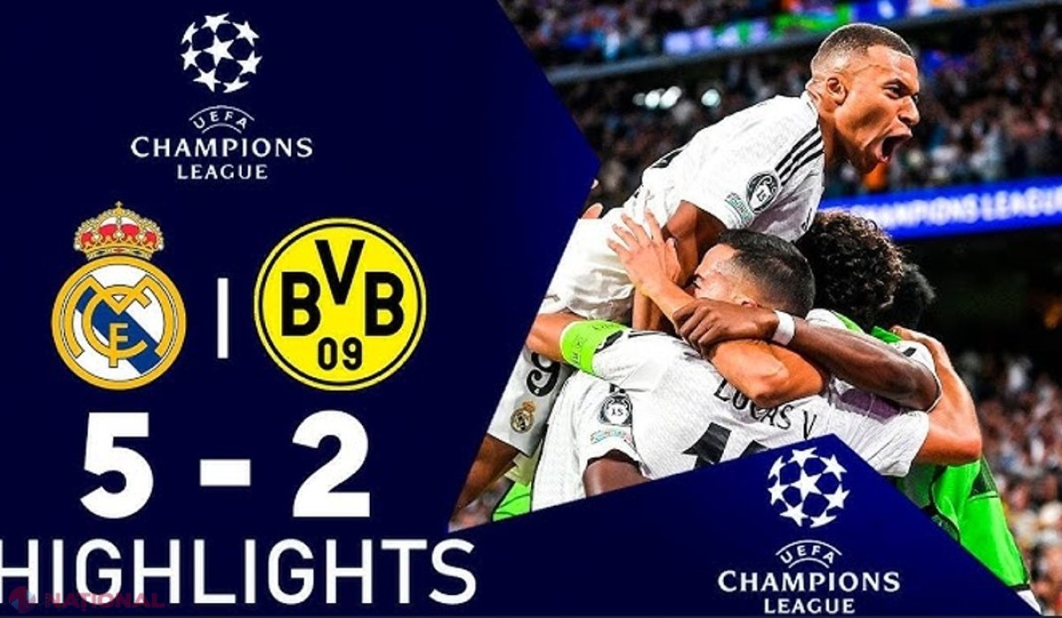 VIDEO // Real Madrid - Borussia, meci pentru istoria fotbalului. Brazilianul Vinicius a reușit ceva INCREDIBIL.cRezultate înregistrate marţi seara în Liga Campionilor