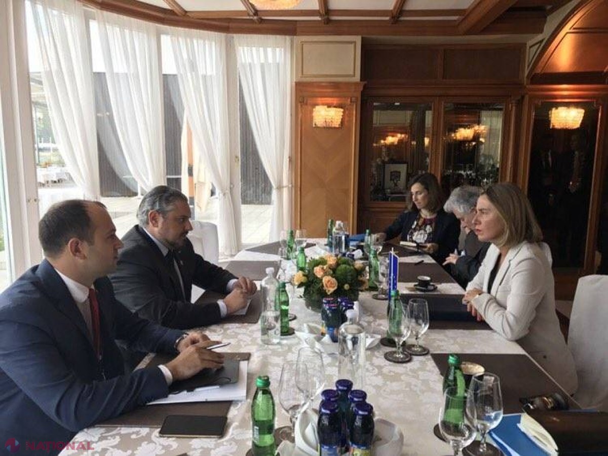 Ministrul de Externe de la Chișinău i-a transmis comisarului Mogherini că autoritățile R. Moldova sunt „ferm determinate” să implementeze Agenda de asociere cu UE