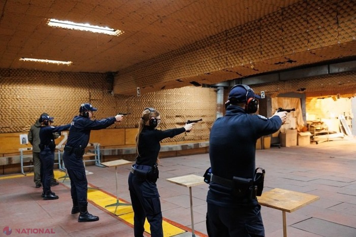 Viitorii polițiști din R. Moldova, instruiți pe un poligon modern de tragere, la Academia „Ștefan cel Mare”