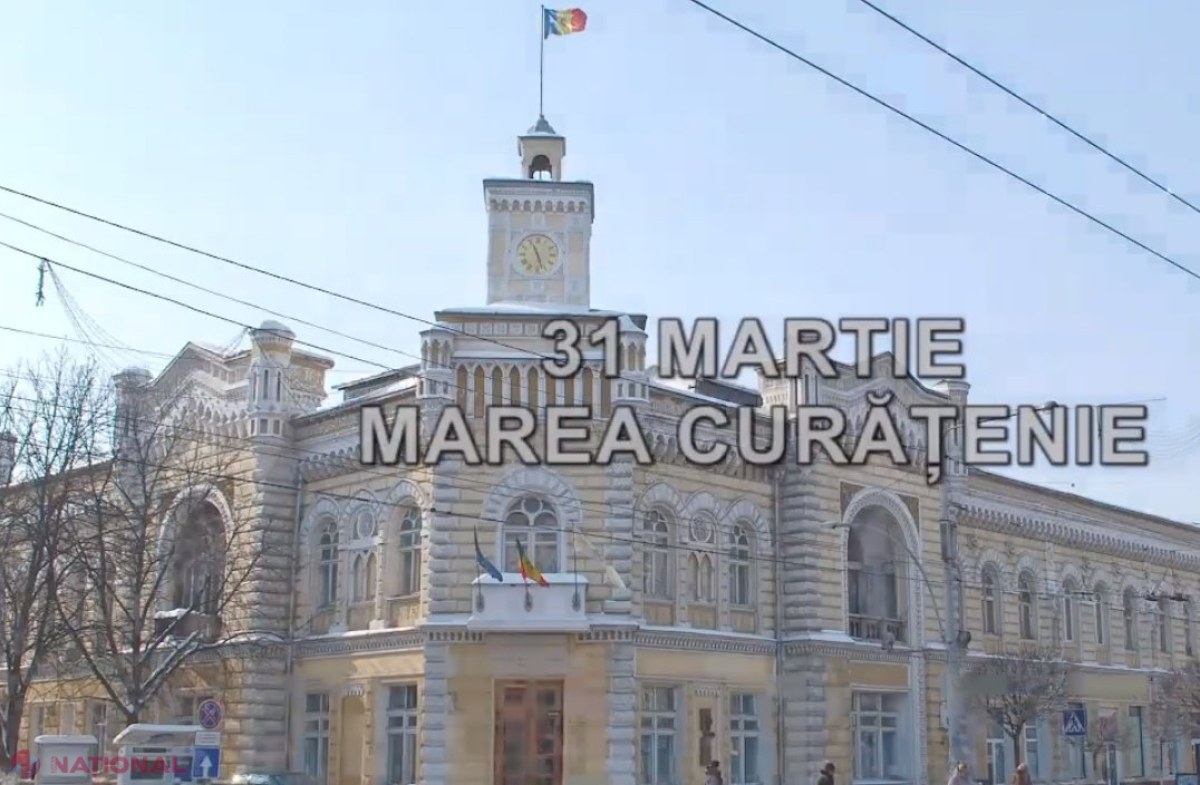 VIDEO // Silvia Radu a lansat un spot prin intermediul căruia invită locuitorii Chișinăului să participe la MAREA CURĂȚENIE