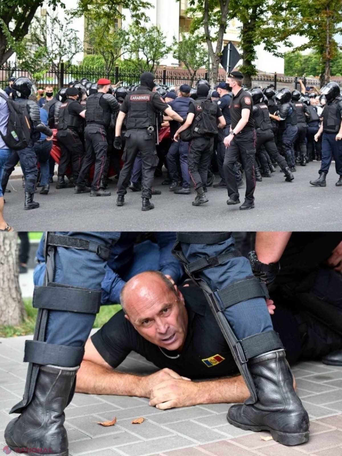 Amnesty International CONDAMNĂ VIOLENŢELE forţelor de ordine de la protestul paşnic al combatanţilor din R. Moldova