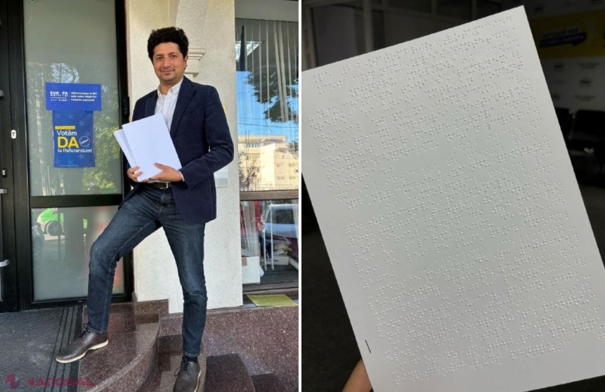 Planul Maiei Sandu pentru R. Moldova este disponibil și în limbajul Braille, destinat nevăzătorilor