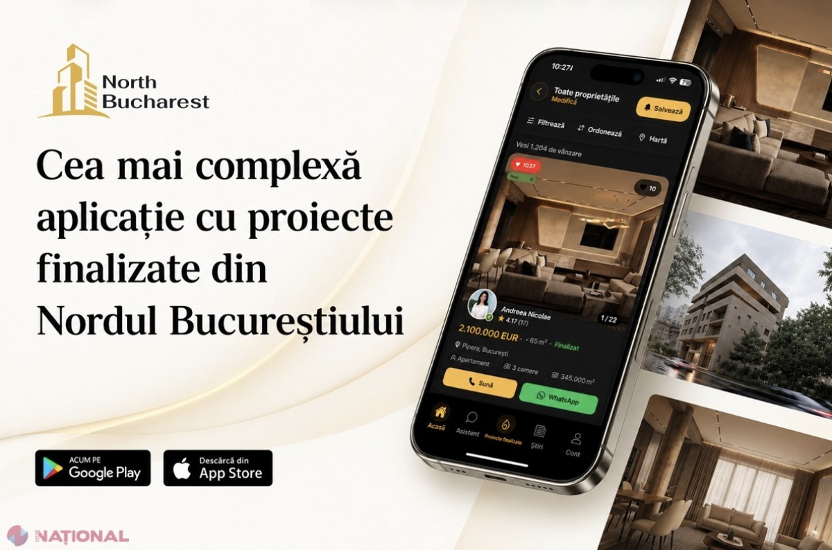 POD IMOBILIAR digital R. Moldova - România // Aplicația NorthBucharest simplifică accesul investitorilor moldoveni la proprietăți din București