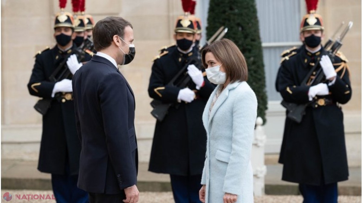Emmanuel Macron o îndeamnă pe Maia Sandu să facă „reforme curajoase”: „Îmi doresc ca Franţa şi UE să vă poată însoţi cu tărie şi pe termen lung”