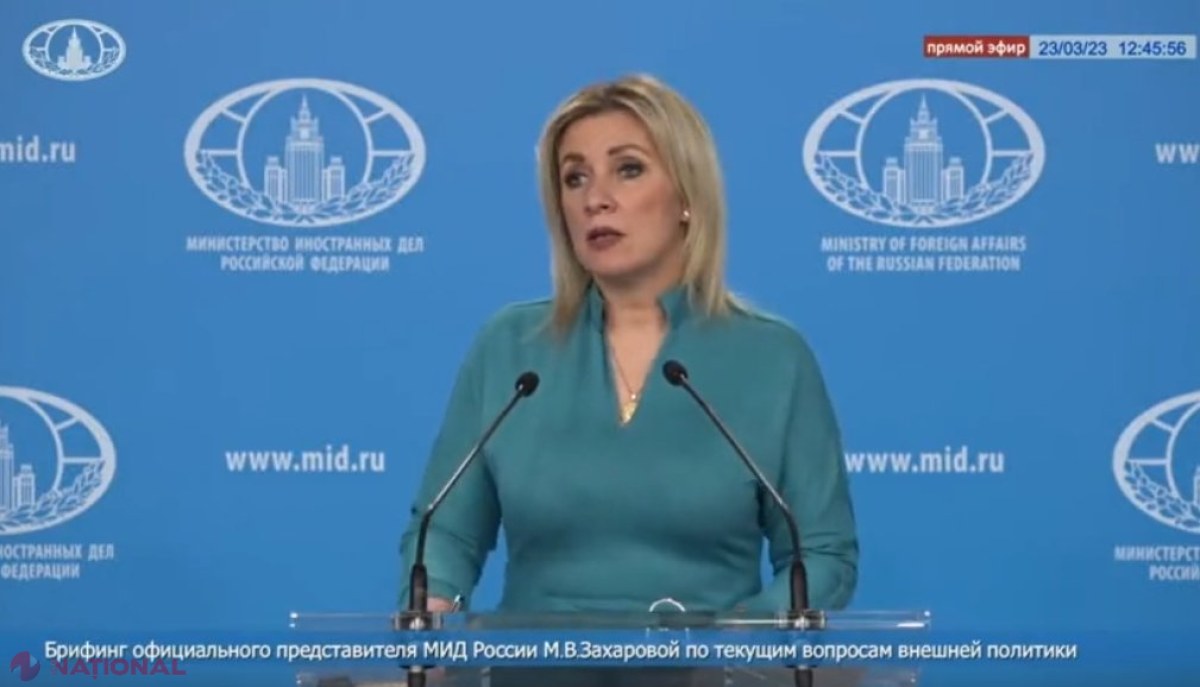 VIDEO // Maria Zaharova, un nou ATAC asupra R. Moldova, în ziua în care premierul ROMÂNIEI se află la Chișinău: „Limba moldovenească a existat, există și va fi în continuare. Mediul academic spune asta… Au inventat din aer legea cu limba română”
