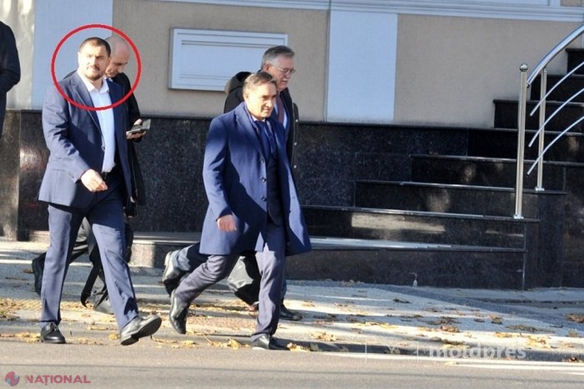 FOTO // Unul dintre cei mai fideli bodyguarzi ai lui ȘOR a ajuns în slujba lui Stoianoglo. Candidatul socialiștilor la funcția de președinte a venit la dezbateri însoțit de cel care l-a protejat pe Voronin, apoi pe condamnatul Ilan Șor