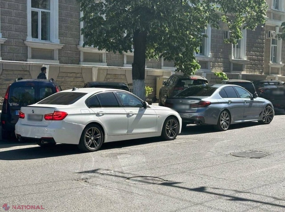 FOTO // Am BMW și parchez unde vreau. Șeful IGP, Viorel Cernăuțeanu, SFIDAT de către un șofer care a parcat neregulamentar lângă sediul MAI. Ulterior a fost sunat de tatăl șoferului