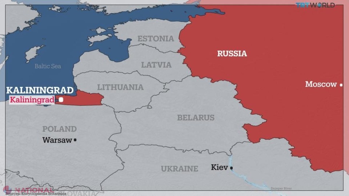 Kremlinul denunță un „act ostil” după decizia Poloniei de a redenumi enclava Kaliningrad