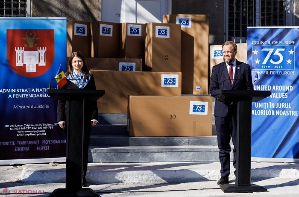 Lot de echipamente medicale, donat de Consiliul Europei penitenciarului Pruncul din R. Moldova: „Să ridicăm împreună standardele privind calitatea asistenței medicale în penitenciare”