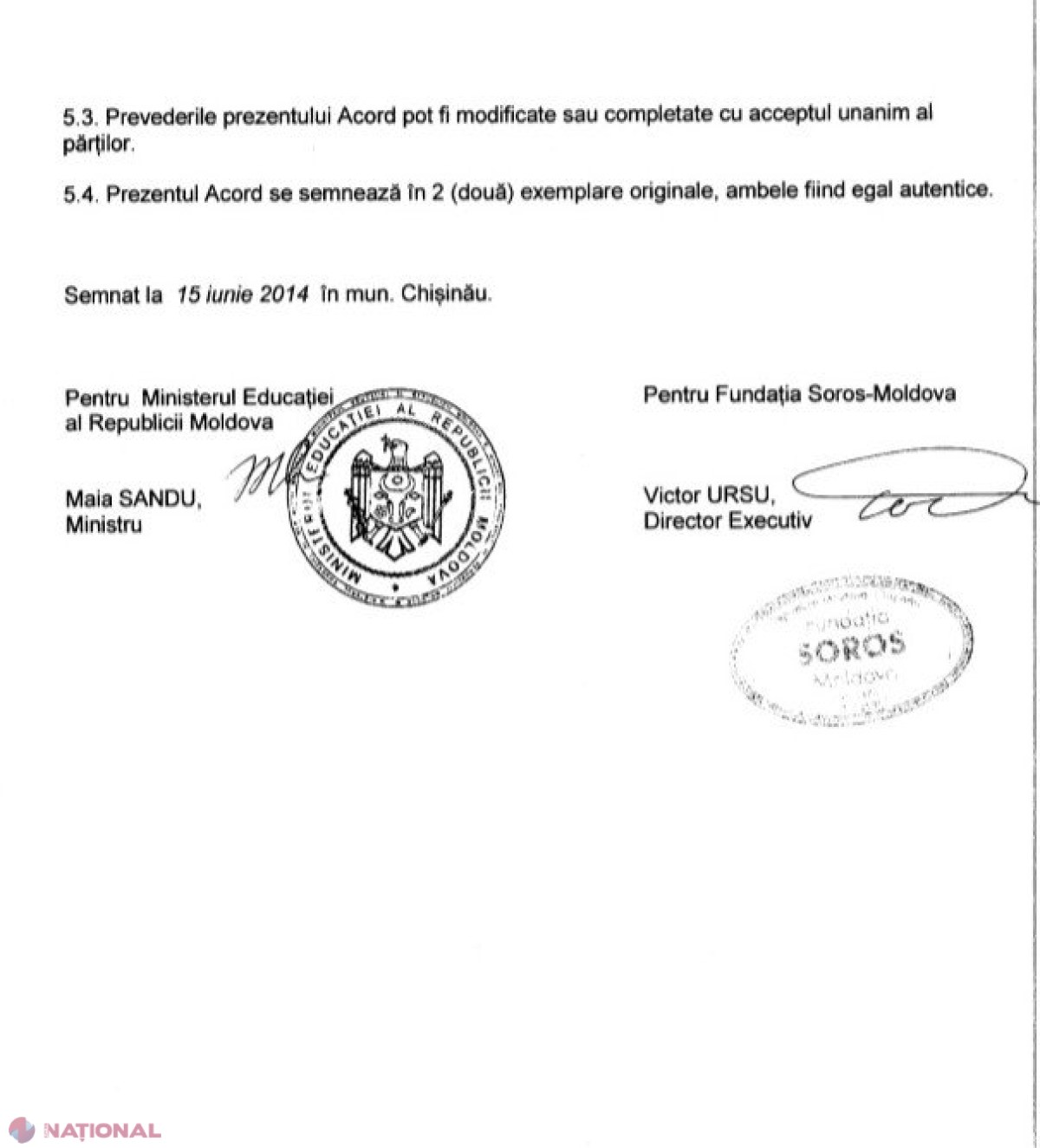 DOC // Unde ar fi ajuns MILIONUL de dolari oferit de miliardarul Soros pentru Ministerul Educației de la Chișinău