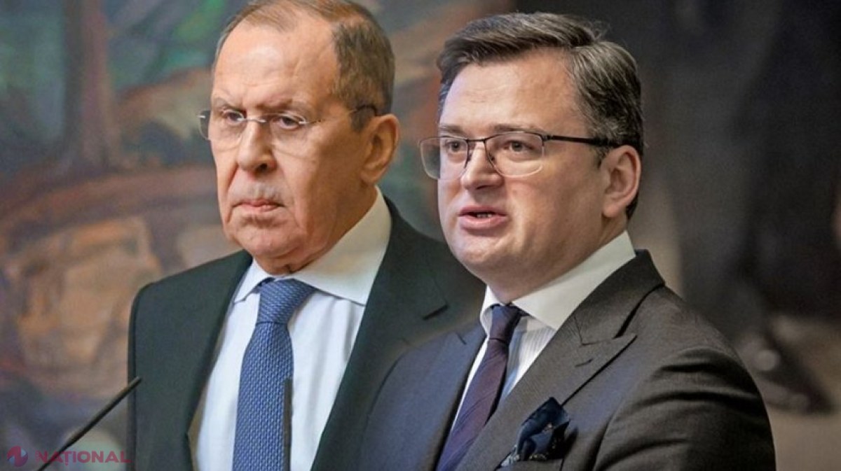 Întâlnire de gradul ZERO între ministrul ucrainean de Externe și omologul său rus. Kuleba a fost la un pas să-i tragă un PUMN în față lui Lavrov