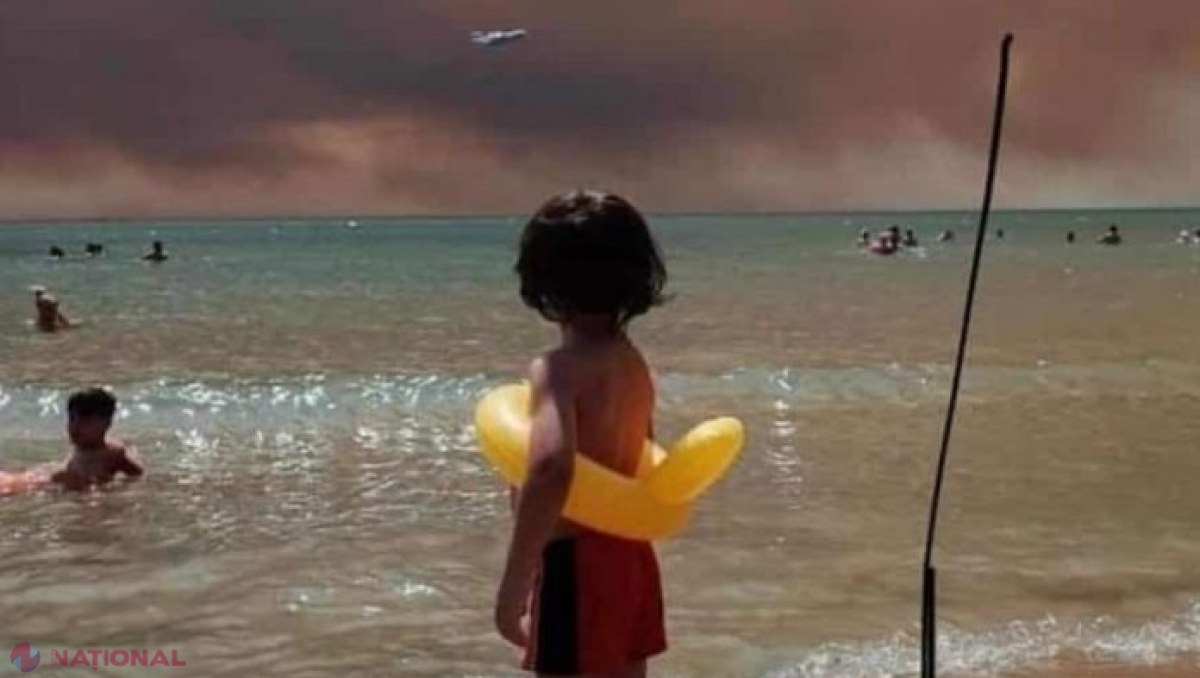 Fotografia care a devenit un simbol al incendiilor din Turcia