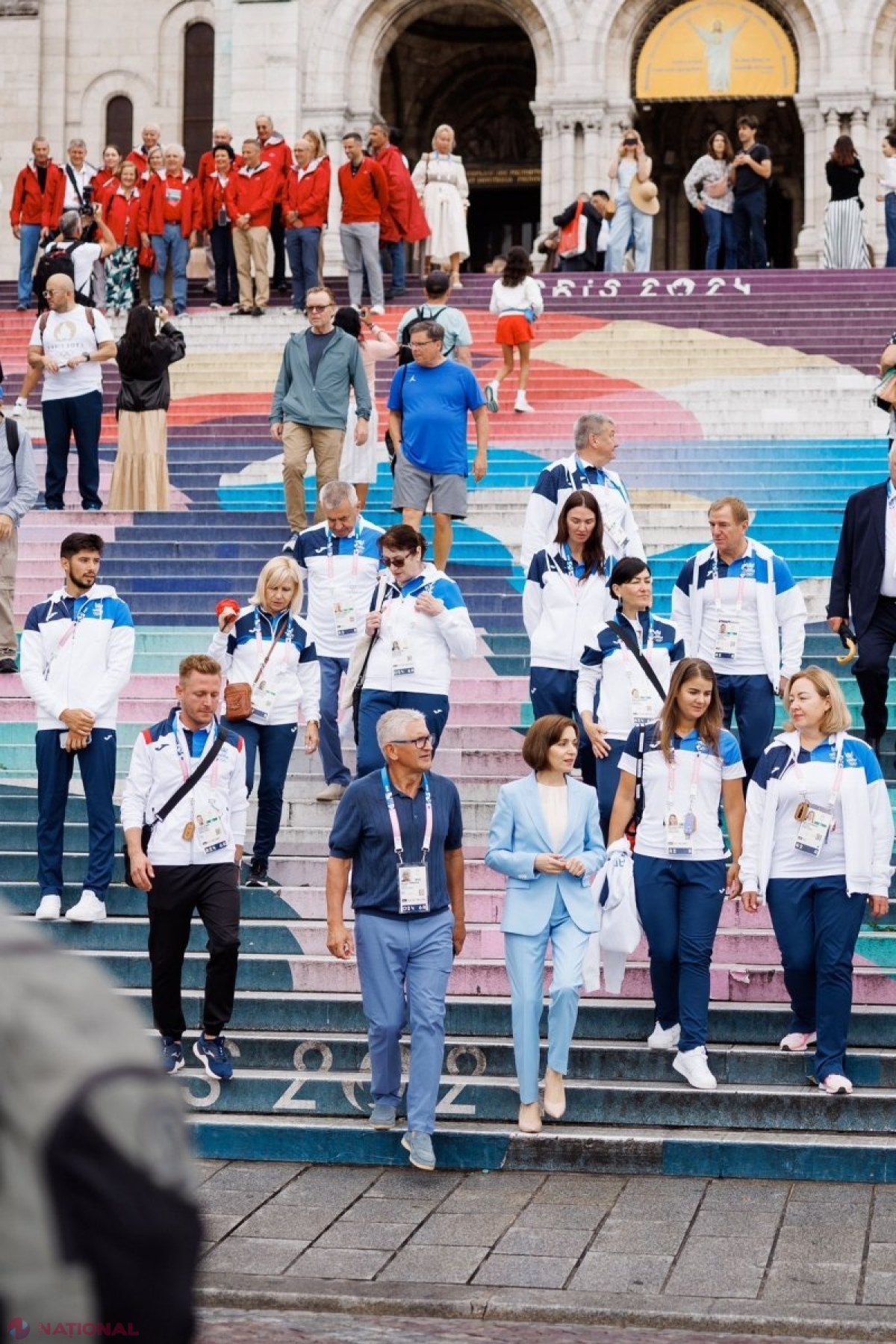 VIDEO, FOTO // „Hai, MOLDOVA”! Maia Sandu s-a întâlnit la Paris cu cei 26 de sportivi, care vor reprezenta R. Moldova la Jocurile Olimpice de vară 2024
