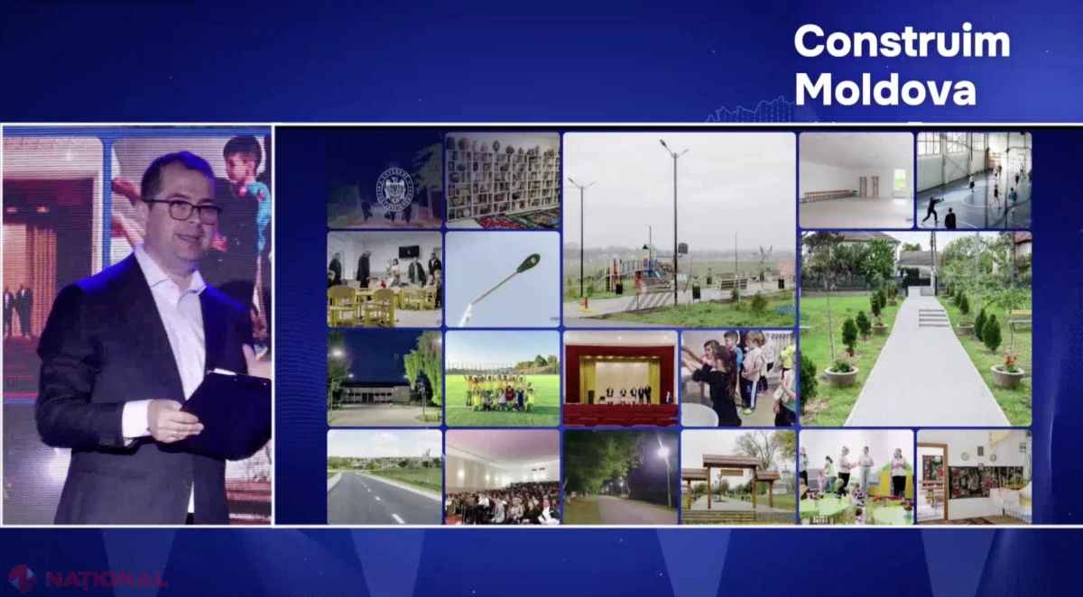 LIVE VIDEO // Harta investițiilor care schimbă la față R. Moldova. Peste 900 de șantiere deschise din bani europeni: Mesajul ferm al premierului Vasile Tofan la evenimentul „Construim Moldova”