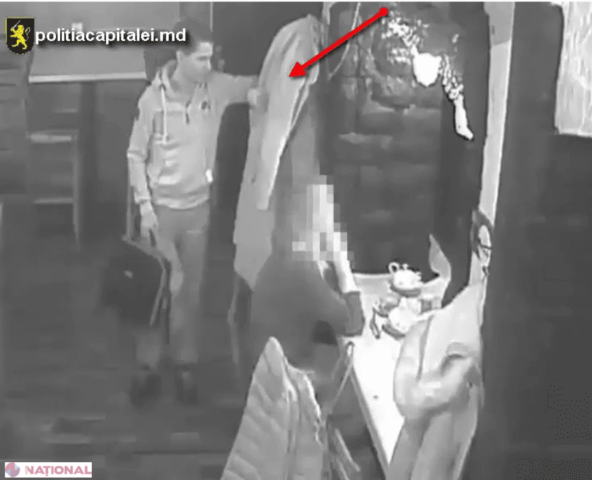 Ce modalitate a găsit un tip ca să fure dintr-un local din sectorul Râșcani: A lepădat hainele sale si a ieșit cu altele