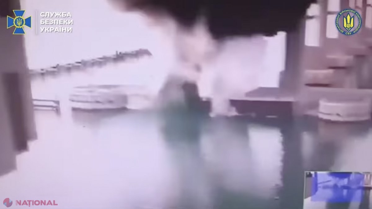 VIDEO // SBU a mai efectuat o „operațiune specială UNICĂ”, după ce a distrus 34% din avioanele strategice ale Rusiei. Podul Kerci, care leagă Rusia de Crimeea, LOVIT din nou