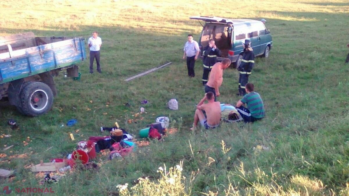 Accident de GROAZĂ la Ungheni: Două persoane au decedat și alte zece au fost internate la spital