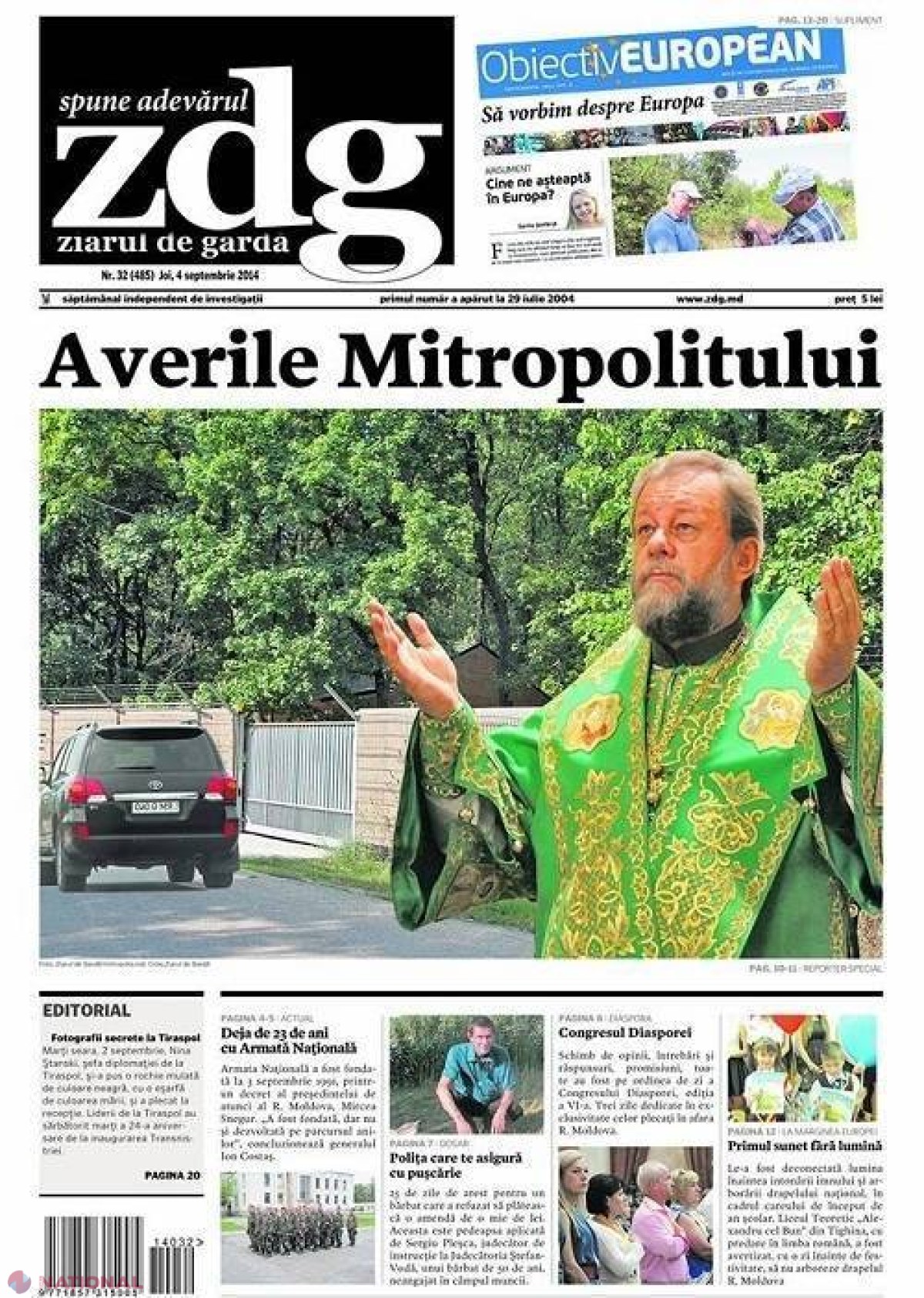 INTIMIDARE // Preoți, la ușa publicației „Ziarul de Gardă”