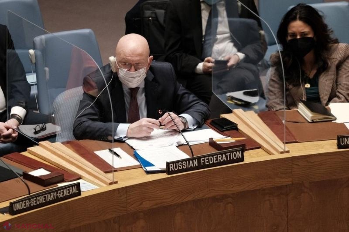Rusia a preluat președinția CS al ONU, exact în luna când se așteaptă să invadeze Ucraina