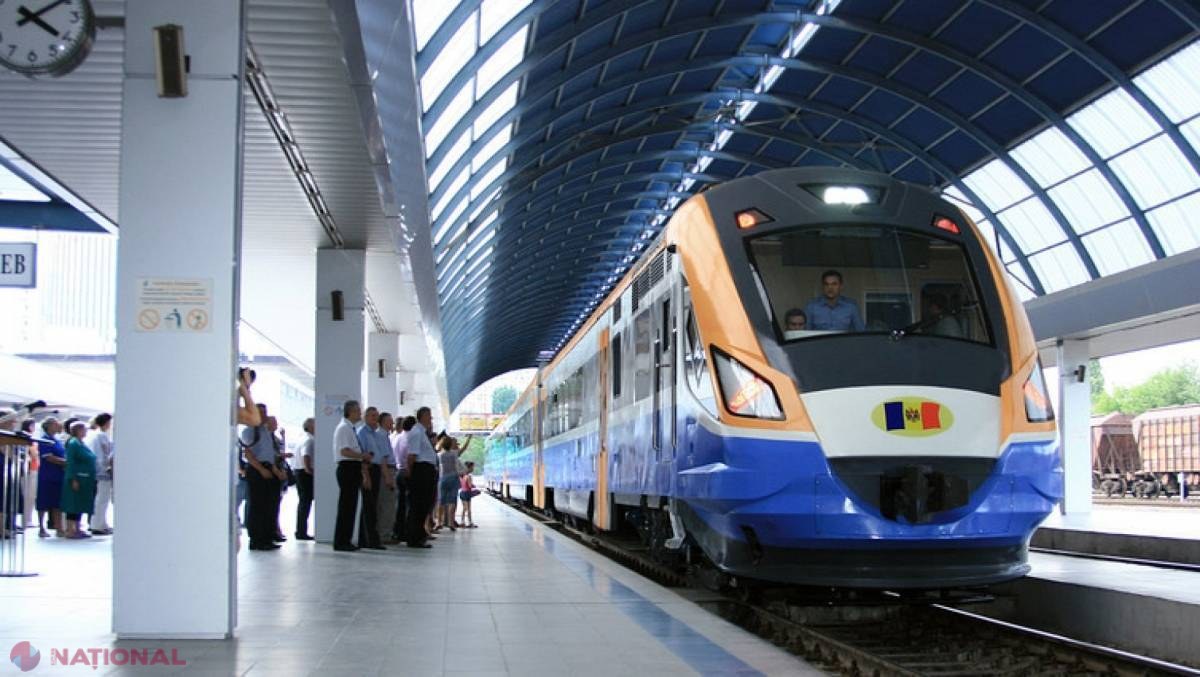 Trenul de pe cursa Chișinău-București a fost repus în circulație ZILNICĂ