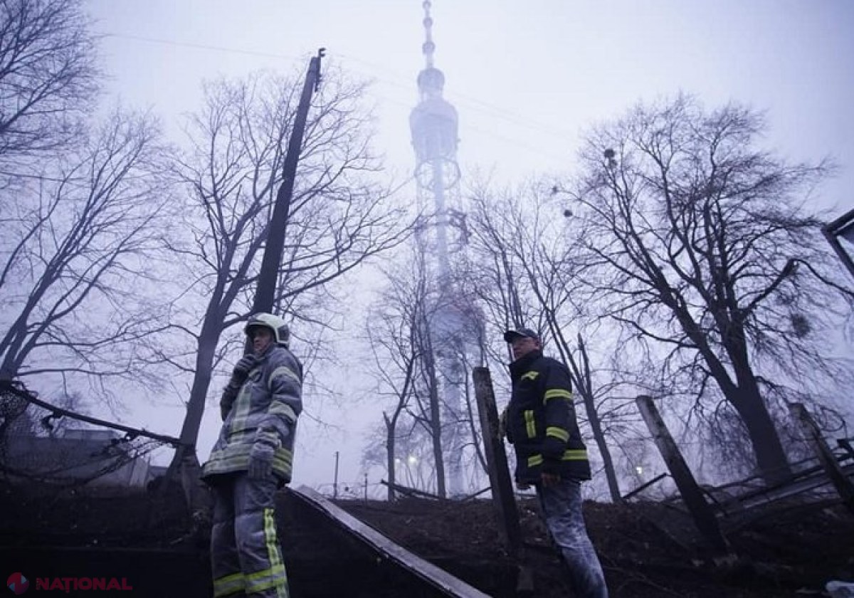 Harkov, lovit din nou de tiruri de rachete, iar cinci oameni au murit după ce o rachetă a lovit turnul TV din Kiev: Rusia a tras până acum peste 400 de rachete asupra Ucrainei