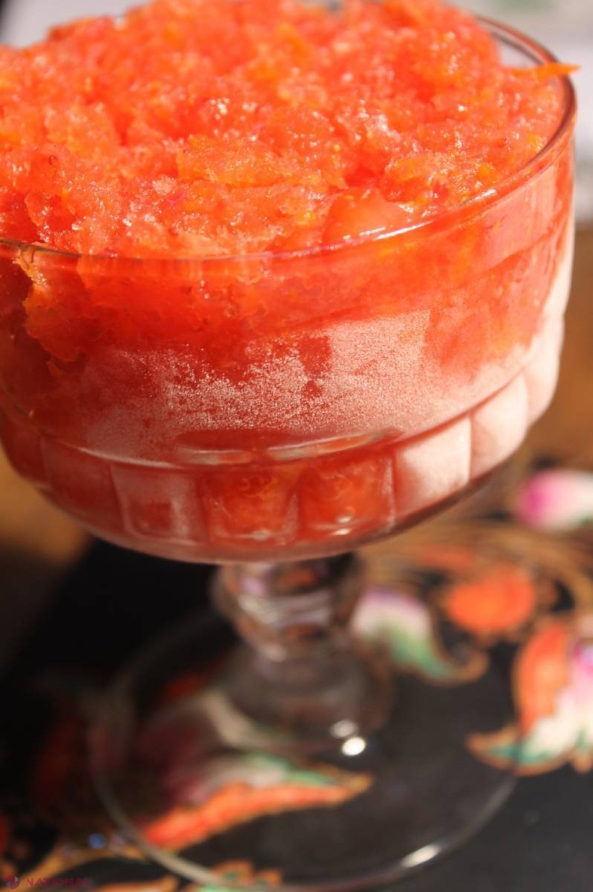 REȚETA Tamarei Șchiopu // Granita de zmeură cu portocale