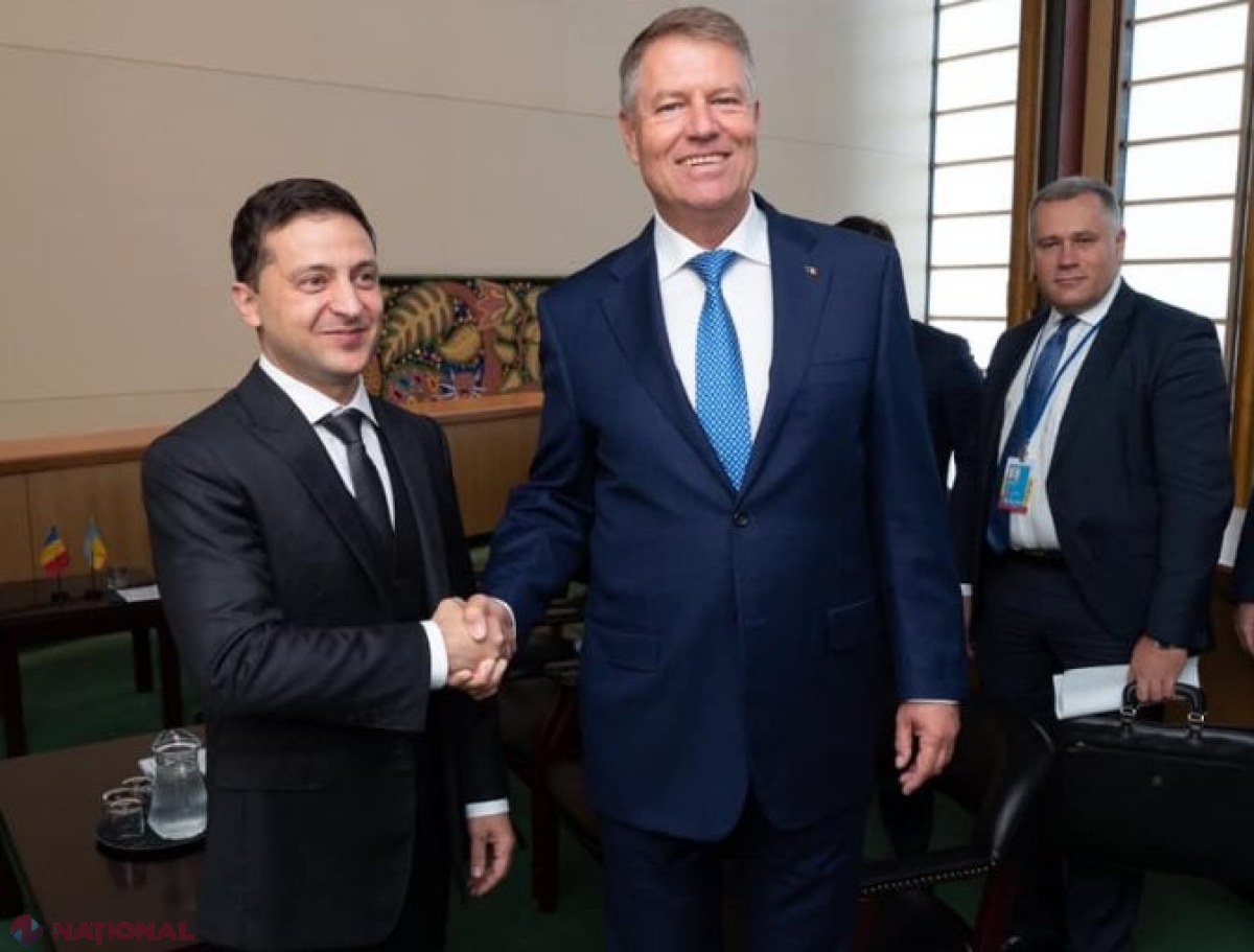 Volodimir Zelenski mulțumește României pentru sprijinul militar în apărarea Ucrainei și lui Klaus Iohannis pentru susținerea aderării țării sale la UE