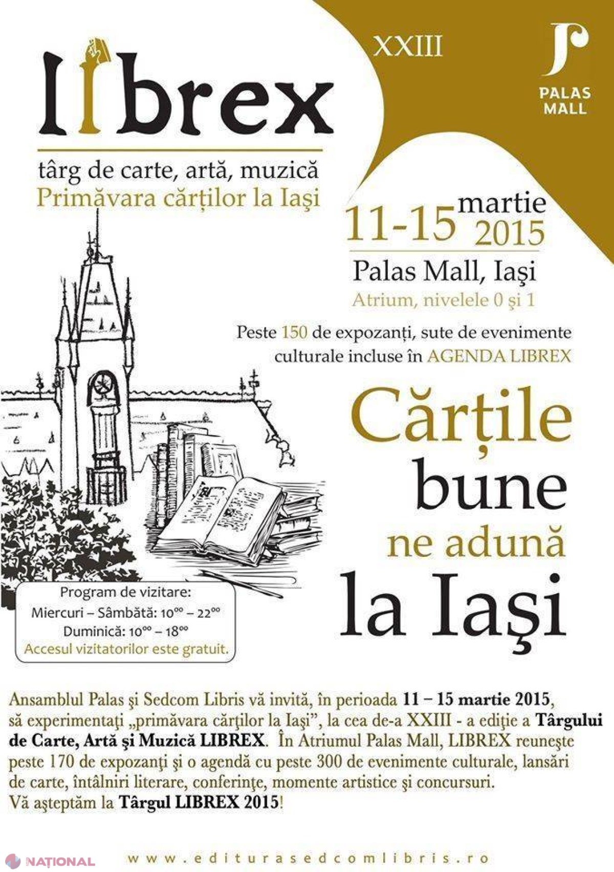 „Primăvara cărților” începe la Iași