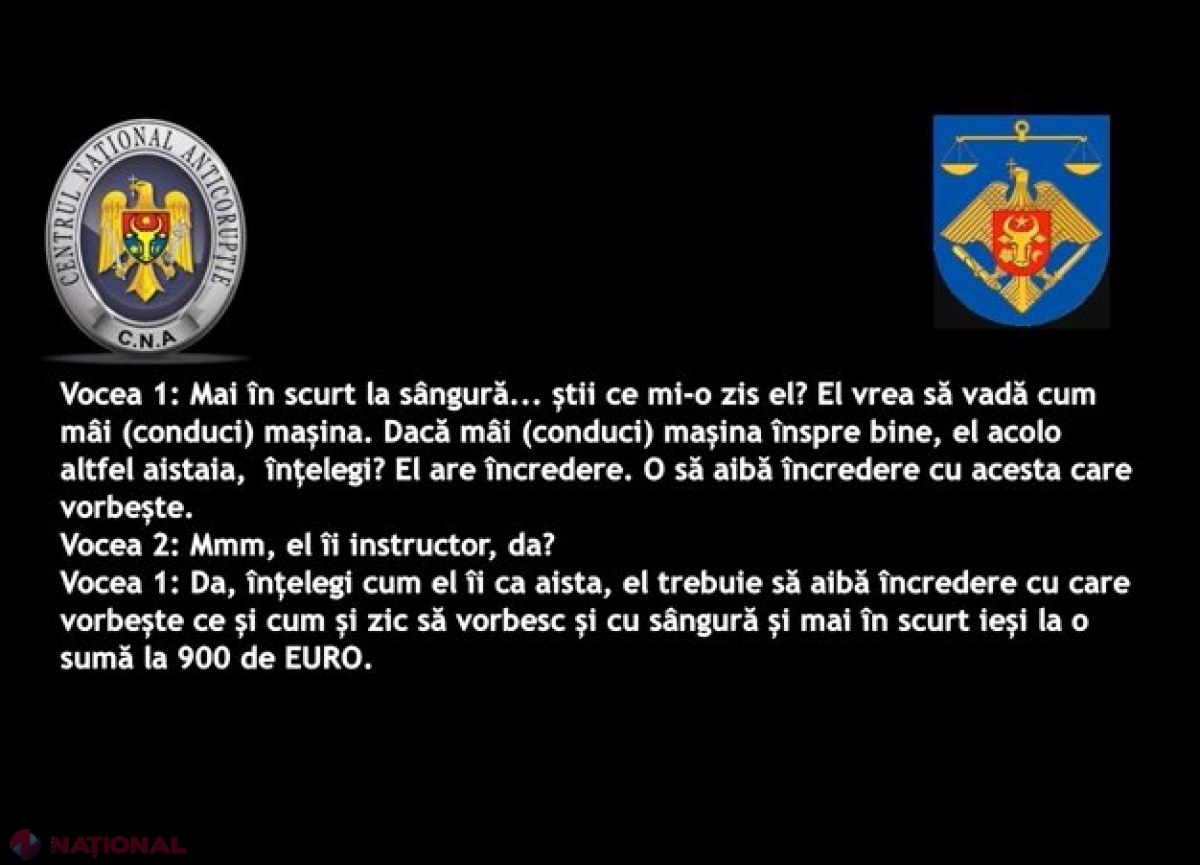 VIDEO // „Mai în scurt, ieși la o sumă de 900 de euro. Aproape mia, poți să spui”: Angajatul unei primării din Cantemir și un instructor auto din Comrat, REȚINUȚI într-un dosar deschis pentru trafic de influență