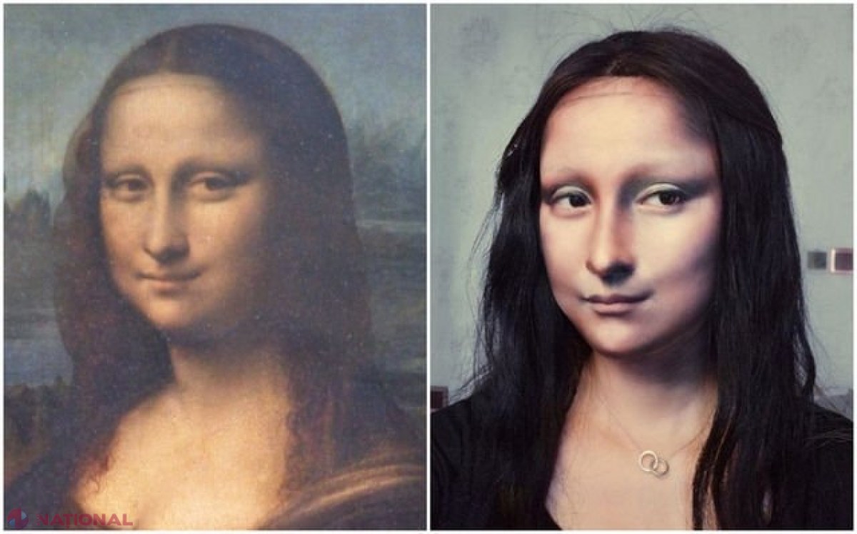 VIDEO // S-a transformat în Mona Lisa folosind machiajul. Rezultatul este incredibil!