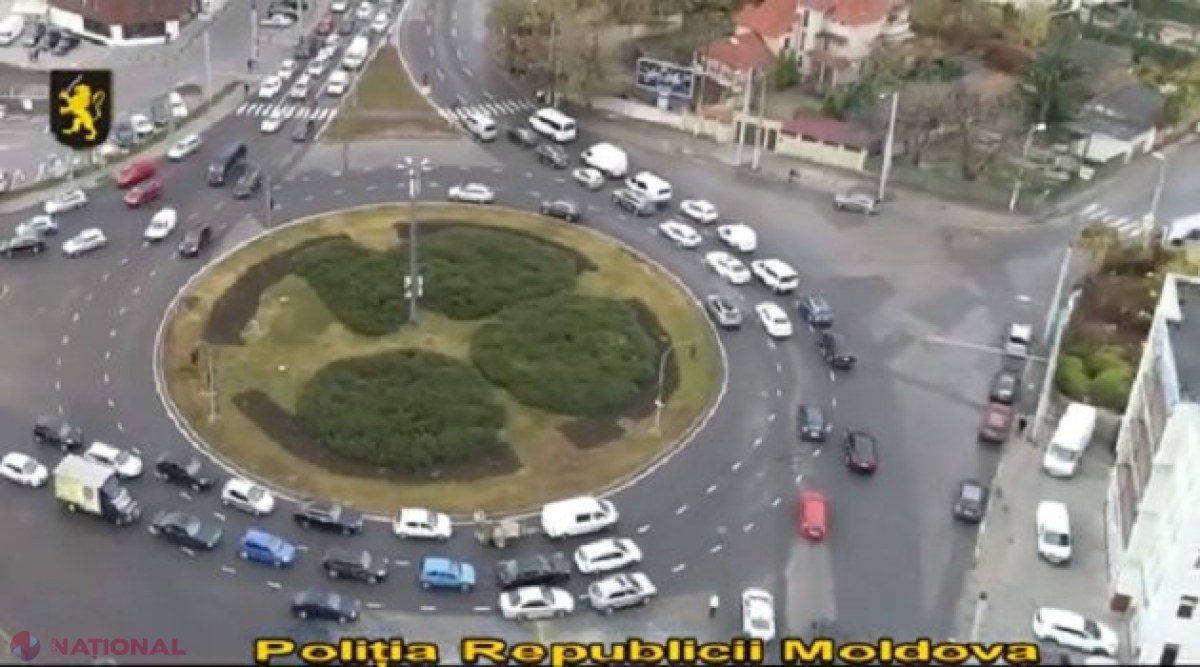 VIDEO // Peste 150 de polițiști și carabinieri, scoși în stradă pentru a lichida ambuteiajele formate în mai multe orașe din R. Moldova: Unde au stat azi în Chișinău