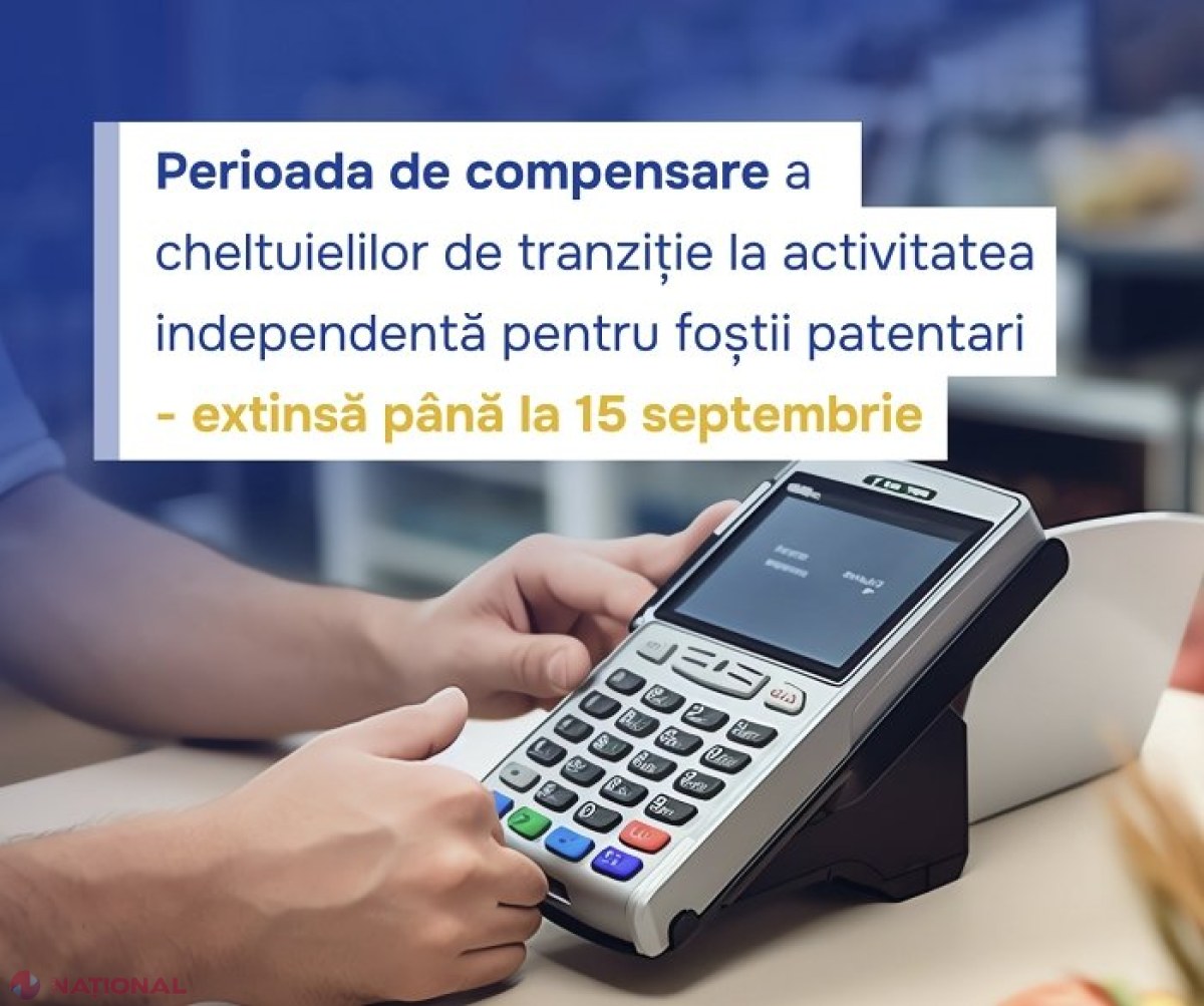 IMPORTANT pentru foștii deținători de patente: Autporitățile au extins cu două săptămâni perioada în care mai pot solicita compensații de până la 10 000 de le pentru a trece la activitatea independentă 