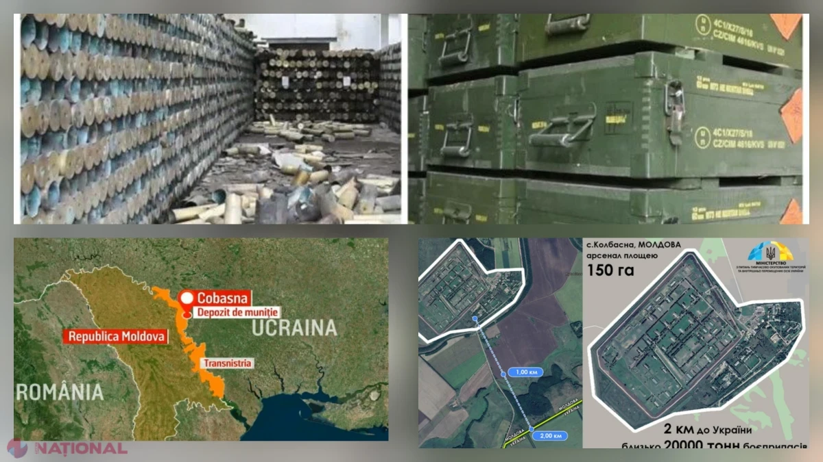 ULTIMA ORĂ, DOC / Raport SIS și AIM: Mitul celor 20.000 de tone de muniții de la Cobasna, demontat. Efectele unei explozii ar fi doar locale, iar Moscova folosește SPERIETOAREA pentru a-și justifica prezența militară