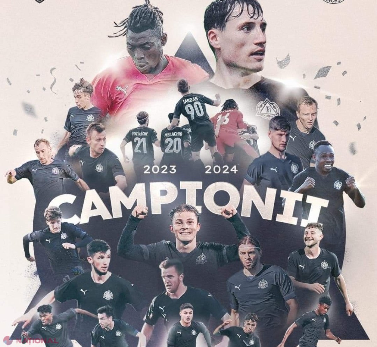 Petrocub Hâncești, noua CAMPIOANĂ a R. Moldova la fotbal. UMILINȚĂ totală pentru FC Sheriff, care a pierdut în fața ,,zimbrilor