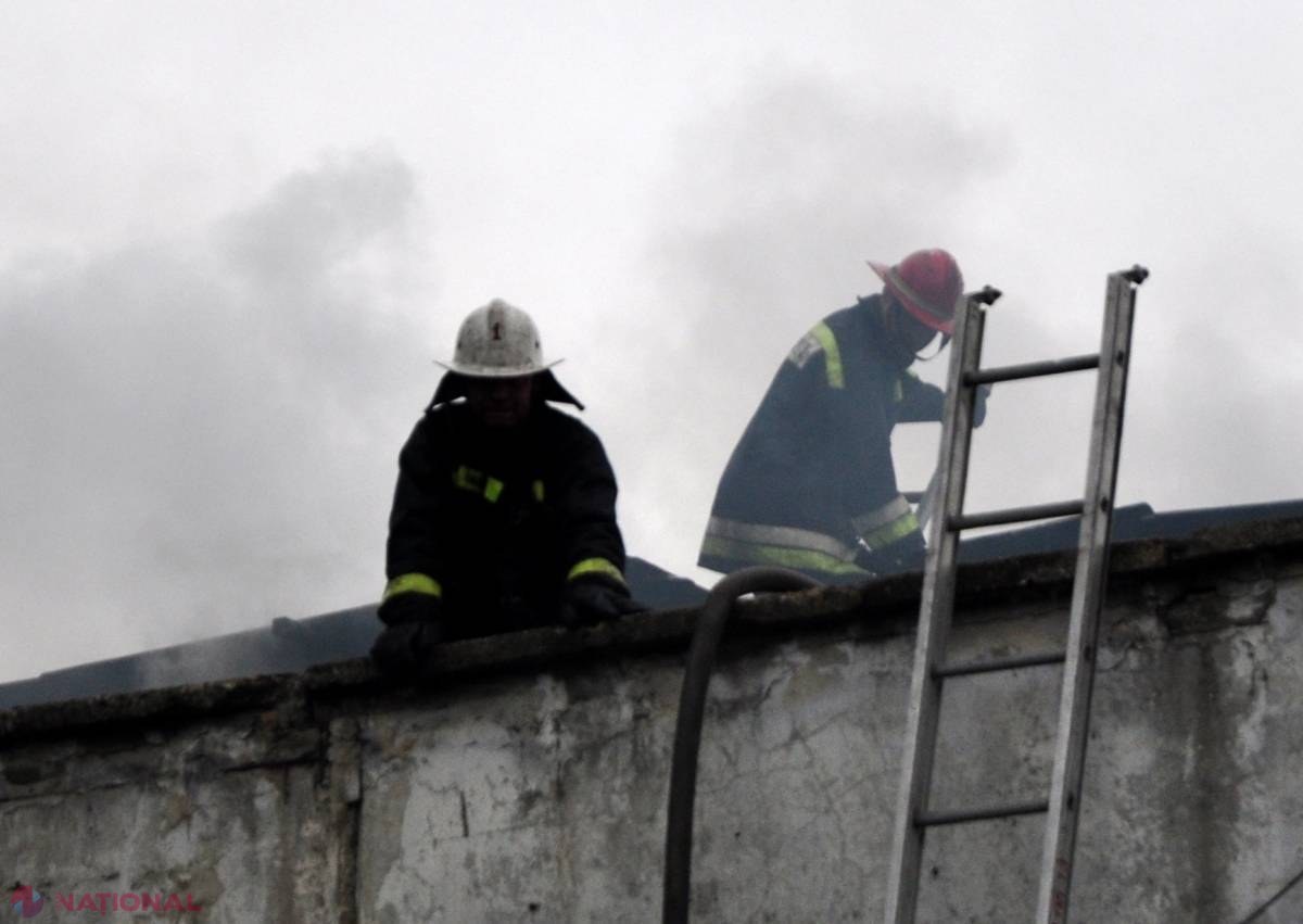 Incendiu pe strada Alecu Russo! Au intervenit nouă autospeciale