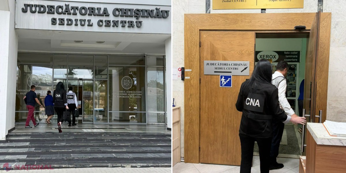 VIDEO // DETALII de la perchezițiile de la Judecătoria Chișinău: Cine sunt avocatul și angajatul INSTANȚEI, reținuți de CNA pentru decizii „la comandă”