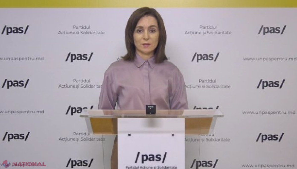 VIDEO // Maia Sandu anunță pentru duminică un PROTEST împotriva actualei guvernări, în centrul Chișinăului