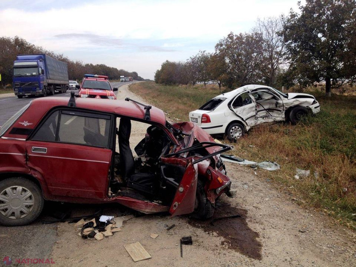 ACCIDENT în raionul Râșcani. CINCI persoane, inclusiv un bebeluș, au ajuns la spital