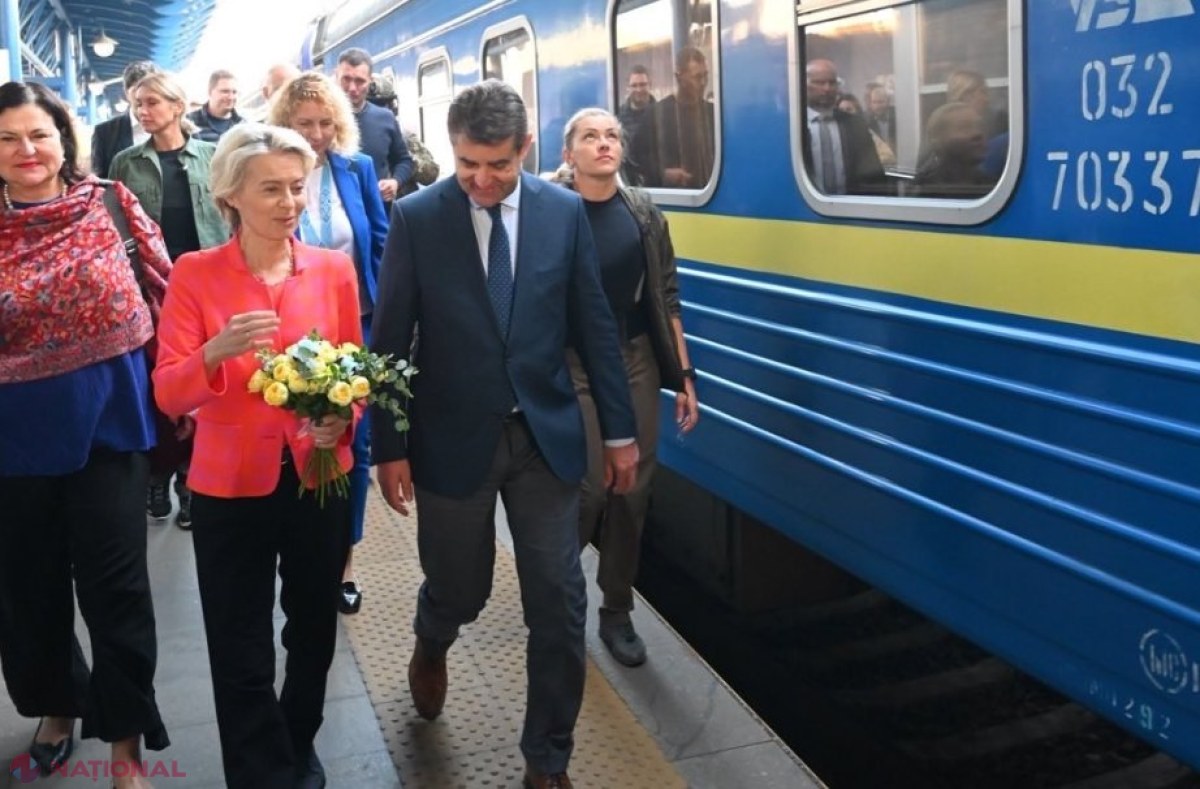 Ursula von der Leyen, a opta vizită la Kiev. „Am venit aici pentru a discuta despre sprijinul Europei” 