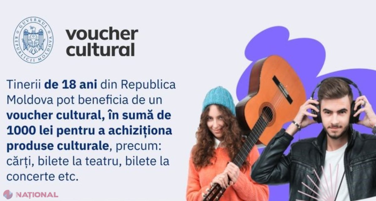 Programul NAȚIONAL național „Voucher cultural” va fi extins și pentru VÂRSTNICI. Aceștia vor beneficia de un bilet digital nerambursabil de 1 000 de lei, grație căruia vor putea merge la concerte, spectacole de teatru sau să-și cumpere cărți