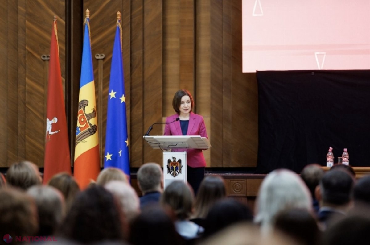 Maia Sandu, mesaj ferm către magistrați: reforma justiției, cheia aderării Republicii Moldova la Uniunea Europeană