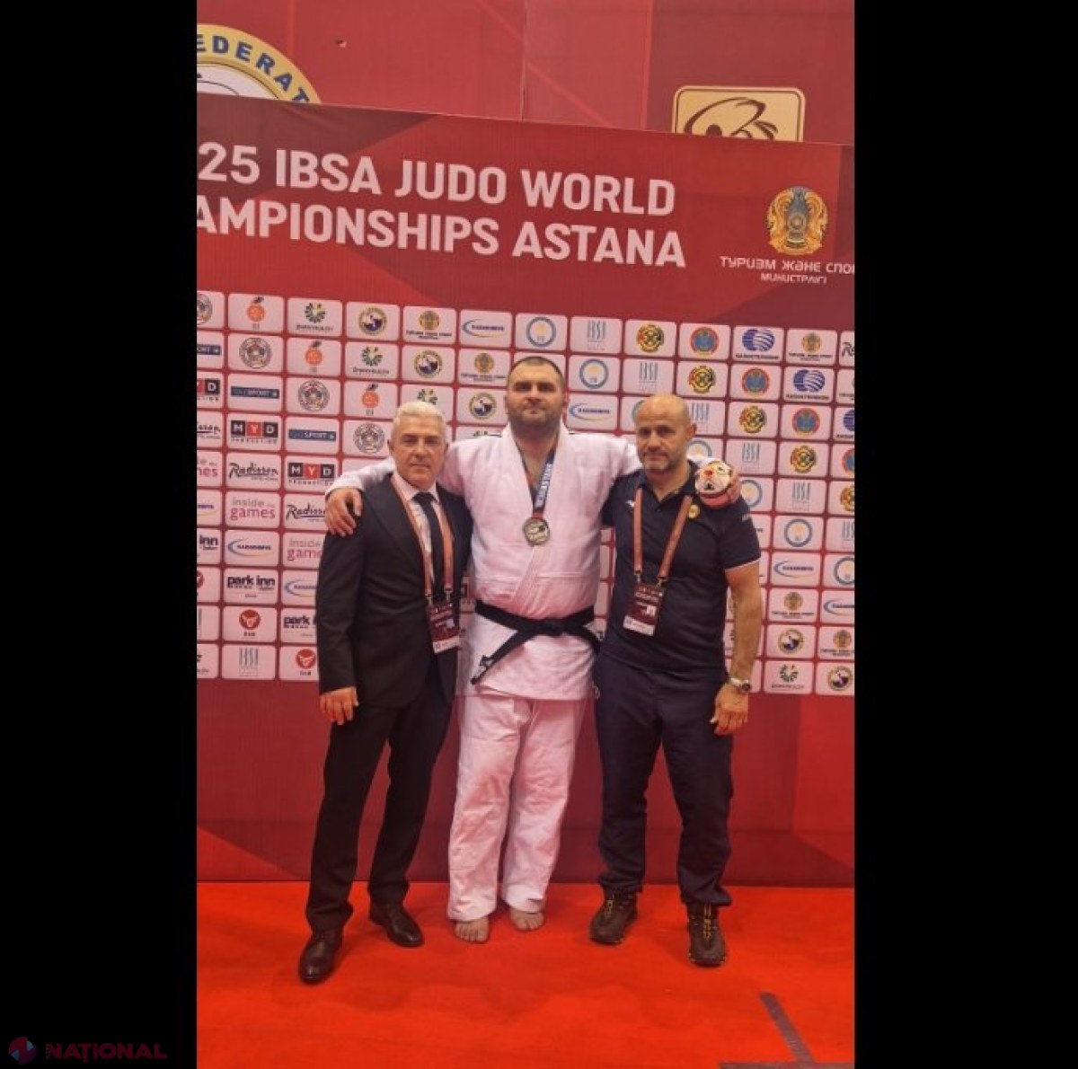 Ion Basoc aduce în R. Moldova argintul de la Campionatul Mondial de para judo din Astana
